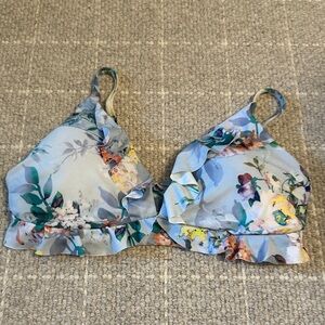 Becca Floral Bikini Top